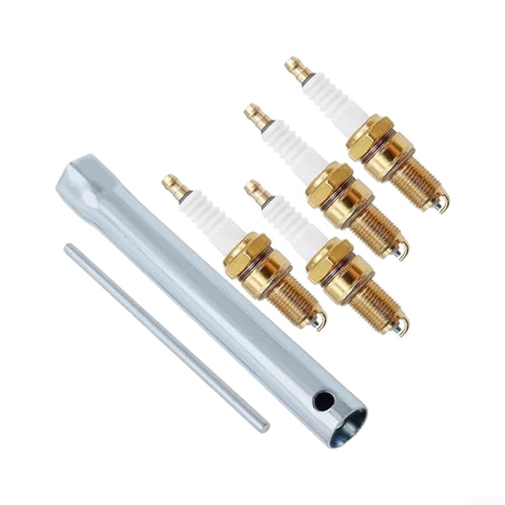 Juego de 4 Bujías F7TC para resistencia 5k Ohm Nickel Juego de