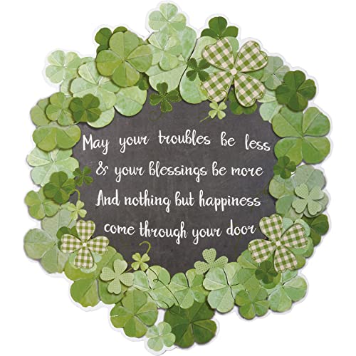 Primitives-by-Kathy-May-Your-Troubles-Wall-Decor-Green Primitives by Kathy May Your Troubles Wall Decor Green