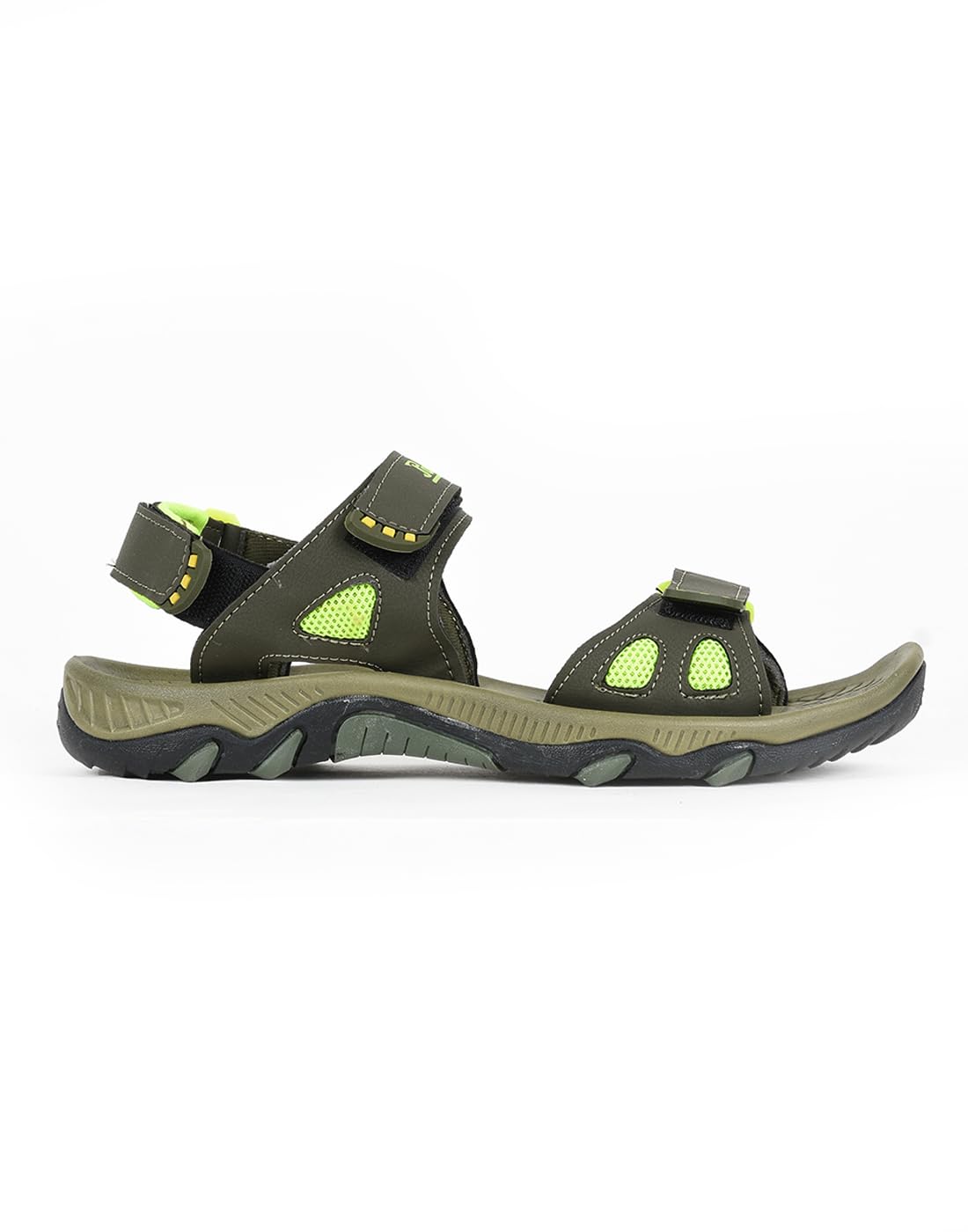 PARAGONMen Colourblocked Green Sandals