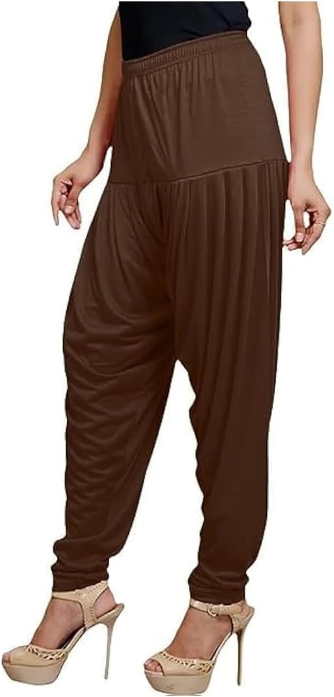 Shemass™ Cotton Blend Stretchable Patiala Harem Pants, Women's Yoga Dhoti Salwar