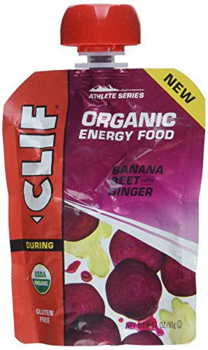 Clif Organic Energy Food - Sweet Pouches - Banana Beet with Ginger - (4.23 Ounce Pouch, 6 Count)
