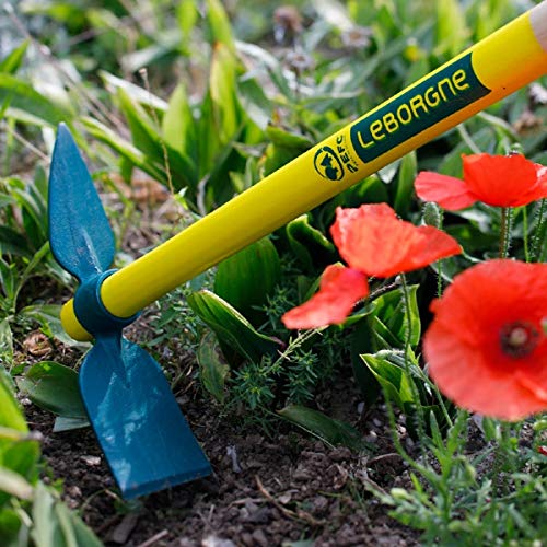 Leborgne, Serfouette Forgée Panne et Langue 35 cm, Manche Bois Certifié PEFC 100%, Outil forgé pour une meilleure résistance à l’usure, Pour les travaux en surface des terres, désherber, sarcler