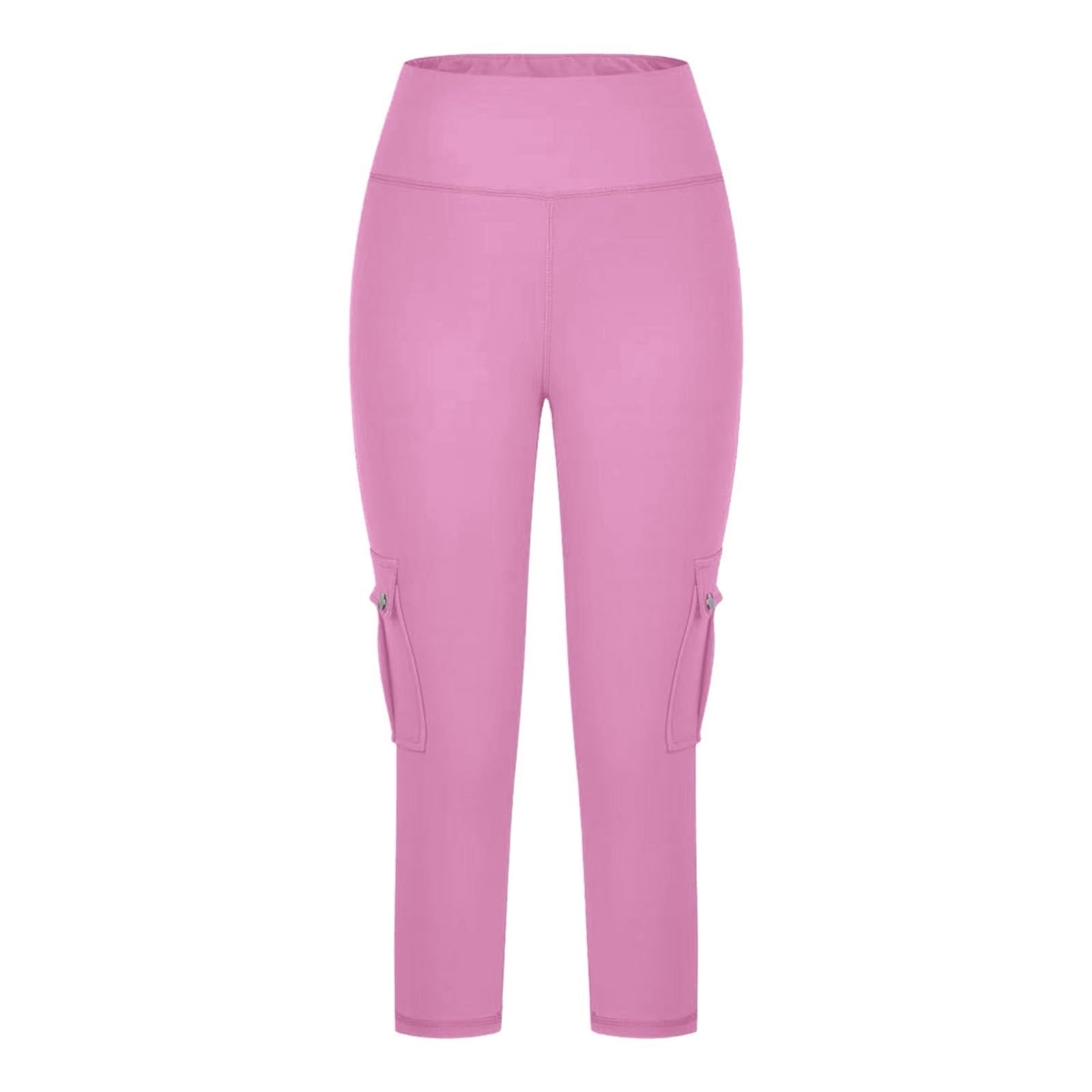 Damen Casual High Elastic Tight Solid Color Yoga Pants, enganliegende Laufhose mit Zoll-Taille, bequem und flexibel für Fitness