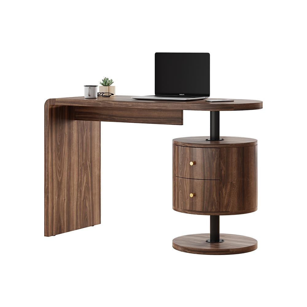 Vicco Schreibtisch Lara, Eiche rustikal, 120 x 50 cm