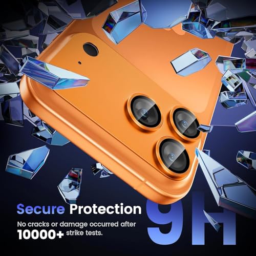 Image of Camera Lens Protector Tempered Glass for iPhone 17 Pro - Alloy Metal Cover with Tempered Glass - Scratch Resistant, Easy Installation
