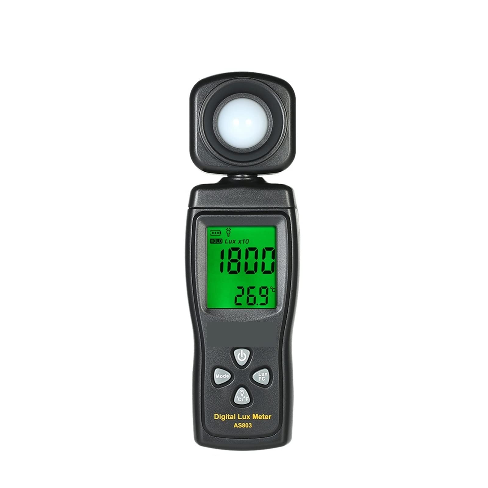 CUDTAPI Portable Digital High Precision Mini Digital Display LCD Handheld Illuminometer Luminometer Photometer Luxmeter Light Meter 0-200000