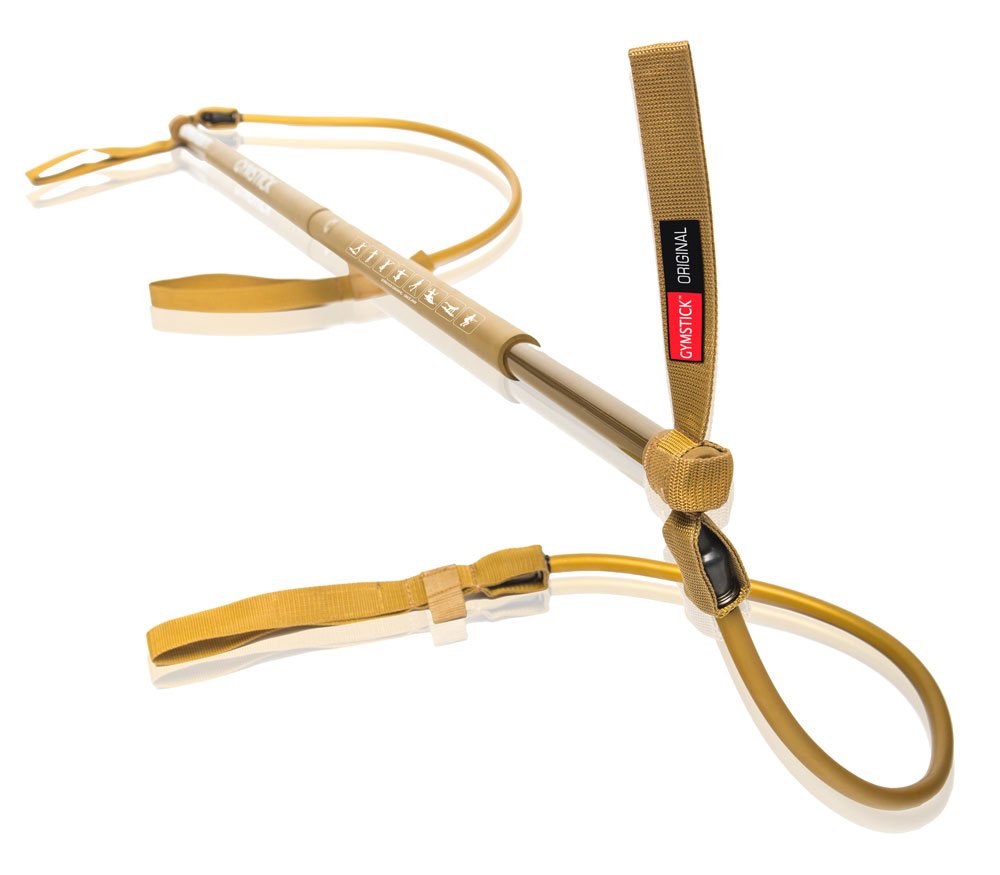 Bâton Gymstick 2,0 Gold extrêmement solide - Avec poster et sac