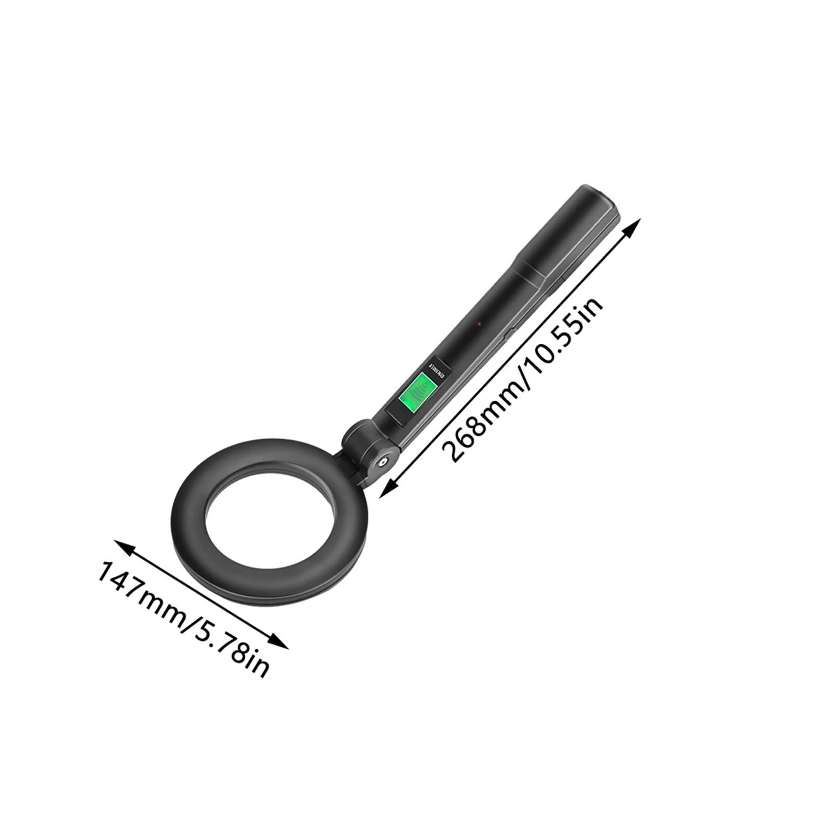 Wykrywacz Metalu, DM3004A Profesjonalny wykrywacz metali LED, przenośny pinpointer ze skanerem alarmowym i kontrolerem bezpieczeństwa