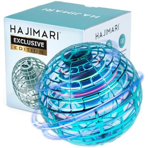 HAJIMARI Flying Ball G2 - Boomerang Ball That Comes Back to You | Floating Ball Toy for Kids and Adults | Drop-Resistant Levitation Ball | Soaring Orb Toy Hovers & Climbs | Up to 12 Min Runtime Cover