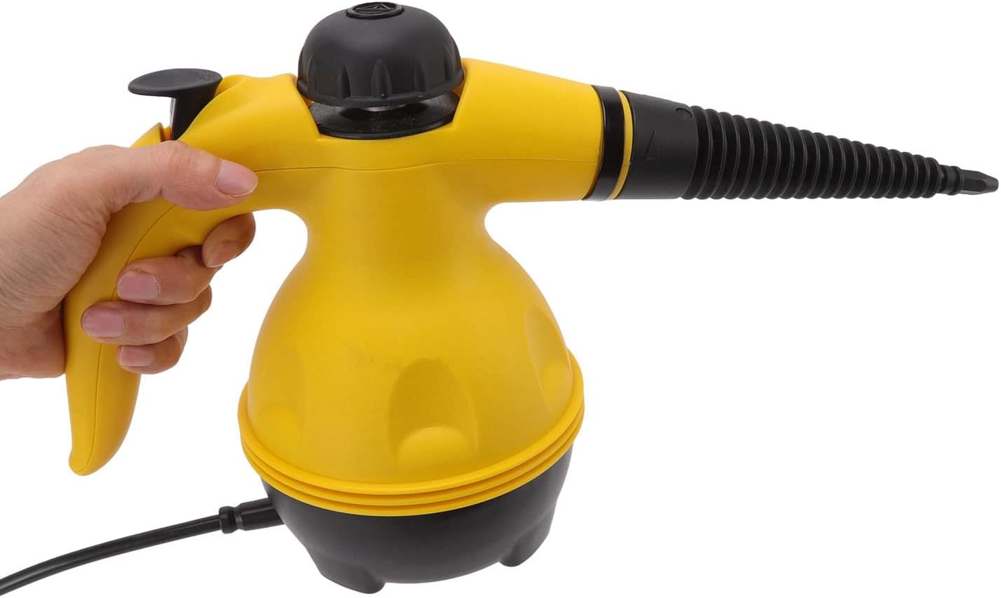 Handheld Steam Cleaner for Home, 1000W Pressurized Steam Cleaner with 9Pcs Accessories, Multi-Purpose Portable Deep Steamer for Cleaning Windows, Couch, Car, Grout, Grime, Grease