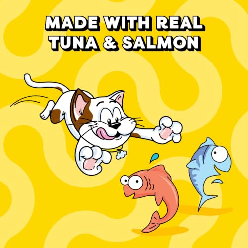 Temptations Lickable Spoons Wet Cat Treats, Salmon & Tuna, 8 ct, 12pk - image 4