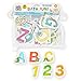 Kids Preferred World of Eric Carle Bath Time 36 Piece Foam Bath Toys Letters and Numbers Set for Toddlers and Mesh Bag Perfect for Water Play Ages 2 Years and Up