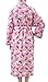 Leisureland Women's Cotton Flannel Novelty Robe Horse Pink,One Size