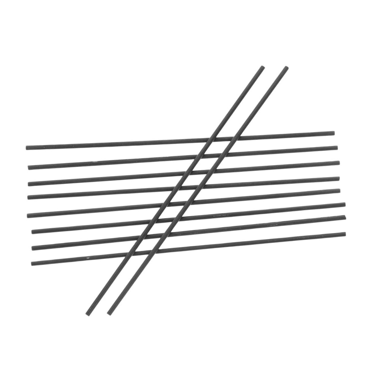 Beatifufu 10-Pack Graphite Casting Rod Electrolysis Stir Rod for Crucible Melting Mix Refine