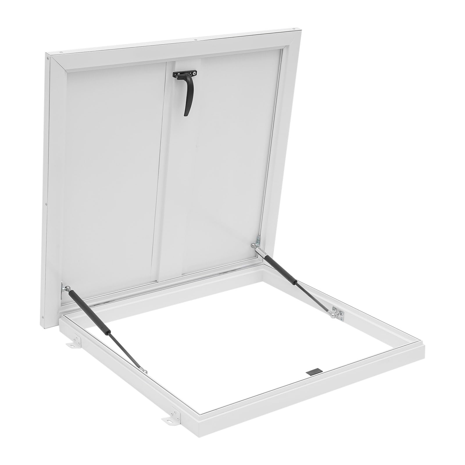 Trappe d'accès de toit en aluminium laqué blanc, finition épurée et robuste