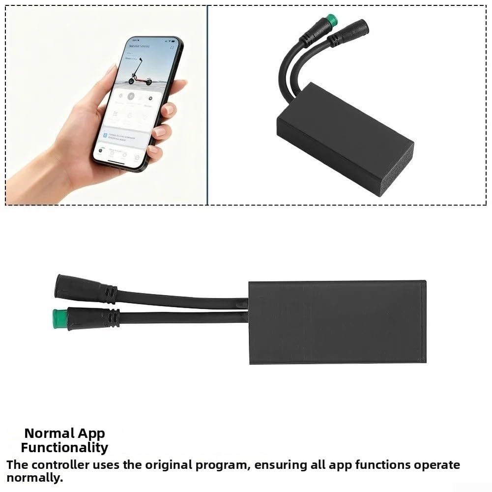 Controlador de velocidad de scooter eléctrico ajustable para una experiencia de conducción mejorada, hasta 30 km/h, diseño reforzado con PVC, adecuado para modelos Xiaomi 4Lite/4Ultra/3Lite