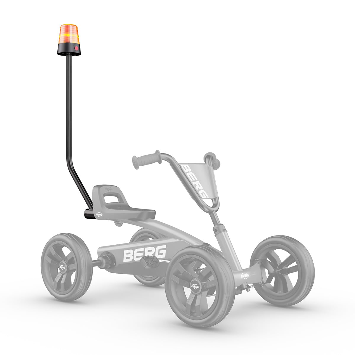 BERG Rundumleuchte Zubehör | Warnlicht für Buzzy & Reppy Kettcar Pedal-Gokart | Original BERG Sicherheitslicht für Kinderfahrzeuge mit Perfekter Passform und robuster Qualität für Outdoor Spaß