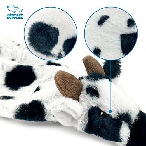 2-in-1 Stuffless Squeaky Dog Toys with Soft, Durable Fabric for Small Medium, and Large Pets by Best Pet Supplies - Image 2