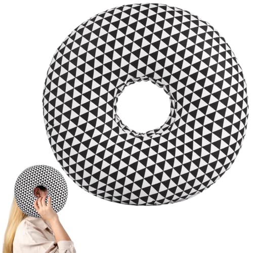 Chewtoyo Pillow with an Ear Hole for Side Sleepers, O-Shaped Ear Piercing Pillow, Ear Guard Pillow for Cnh and Ear Piercing, Releasing Ear Inflammation Pressure Sores, Ear Pain Relief