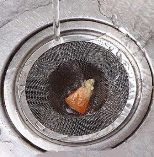 Colador para lavabo cocina baño acero inoxidable 4 piezas miniatura 3