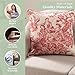 Maison d' Hermine Decorative Pillow Covers 18 x 18 Inch Square 100% Cotton Throw Pillow Covers with Invisible Zipper Cushion Case for Living Room Couch, Chair, Sofas, Bedroom, Home (The Miller - Red)