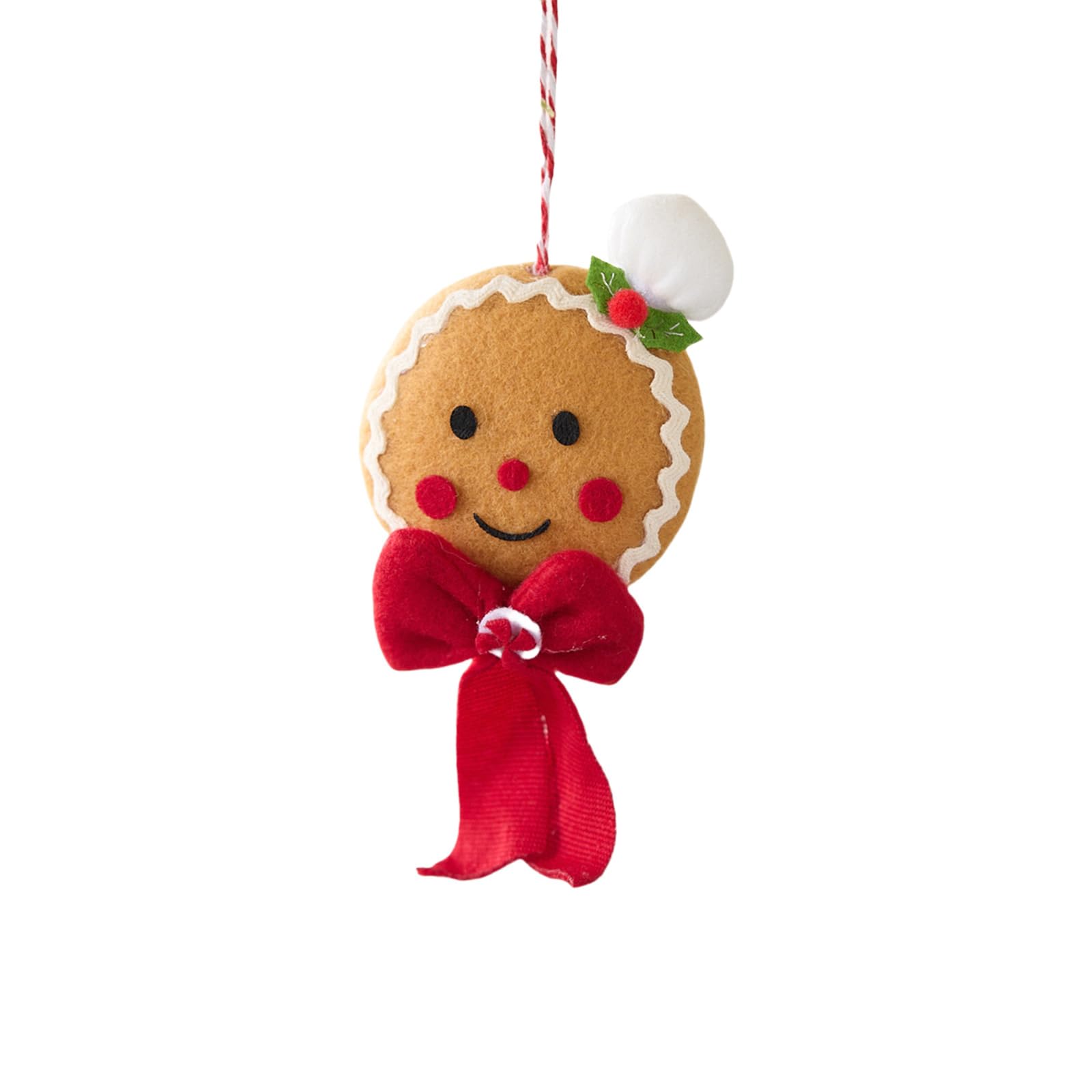 Gingerman Ornament Christmas Tree Hanging Decorations for Door Wreath Mantels Shelf Decoration Indoor and Outdoor Christmas Tree Decorations