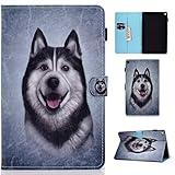 LMFULM® Hülle für Amazon Fire HD 10 2015/2017 (10,1 Zoll) PU Lederhülle Hülle mit Auto Schlaf/Wach Tasche Ständer Schutzhülle Flip Cover für Kindle Fire HD 10 H&