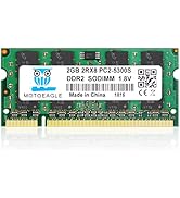 DDR2 667MHz PC2 5300S 2Go SODIMM RAM, DDR2 667 2GB 2Rx8 PC2 5300S 200-Pin CL5 d'ordinateur Portab...