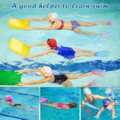 Aletas de natación de silicona premium con bolsa de malla para adolescentes 5