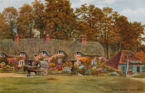Tableau toile Alfred Robert Quinton Lyndhurst Swan Green 60x90cm