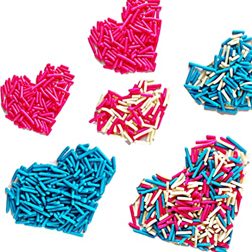 Image of Serapheena Sugar Sprinkles - Pink and Blue, 100g | Cakes and Cupcakes Decoration Kit