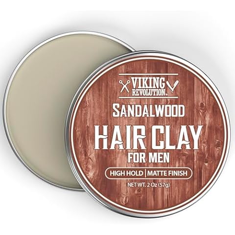 Viking Revolution Sandalwood Hair Clay Cover
