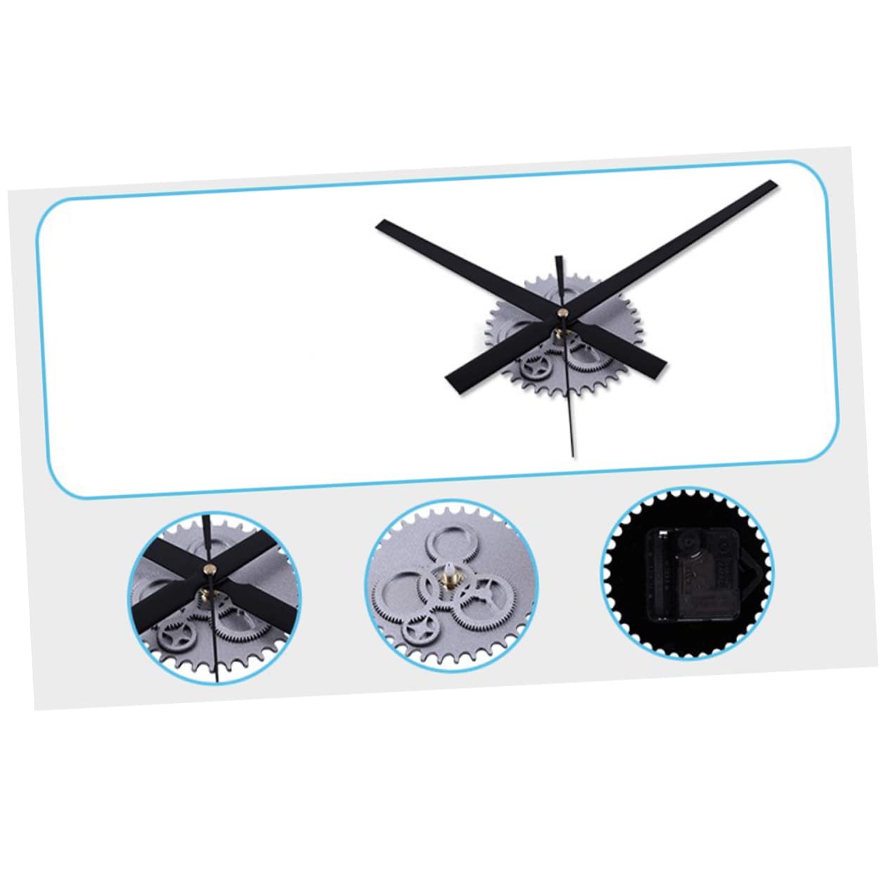 Ciieeo 2 Pz reloj de pared orologio da parete steampunk orologi da parete antico orologio in metallo appeso rustico orologio da parete alla moda orologio sospeso elegante Prodotto