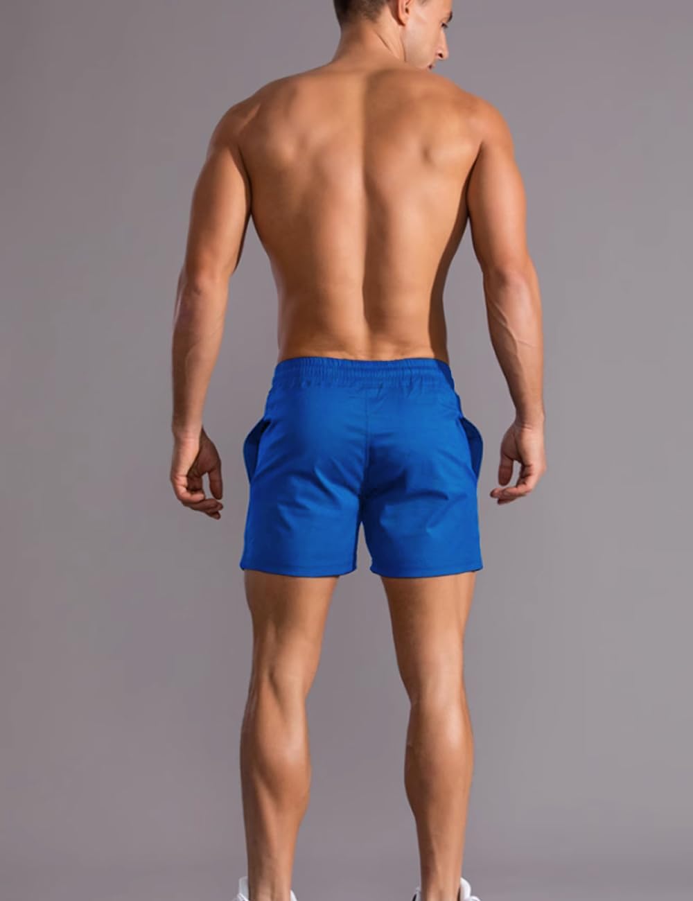 Men Bodybuilding Gym Workout 5 inch Sports Running Fitness Shorts - Image 3