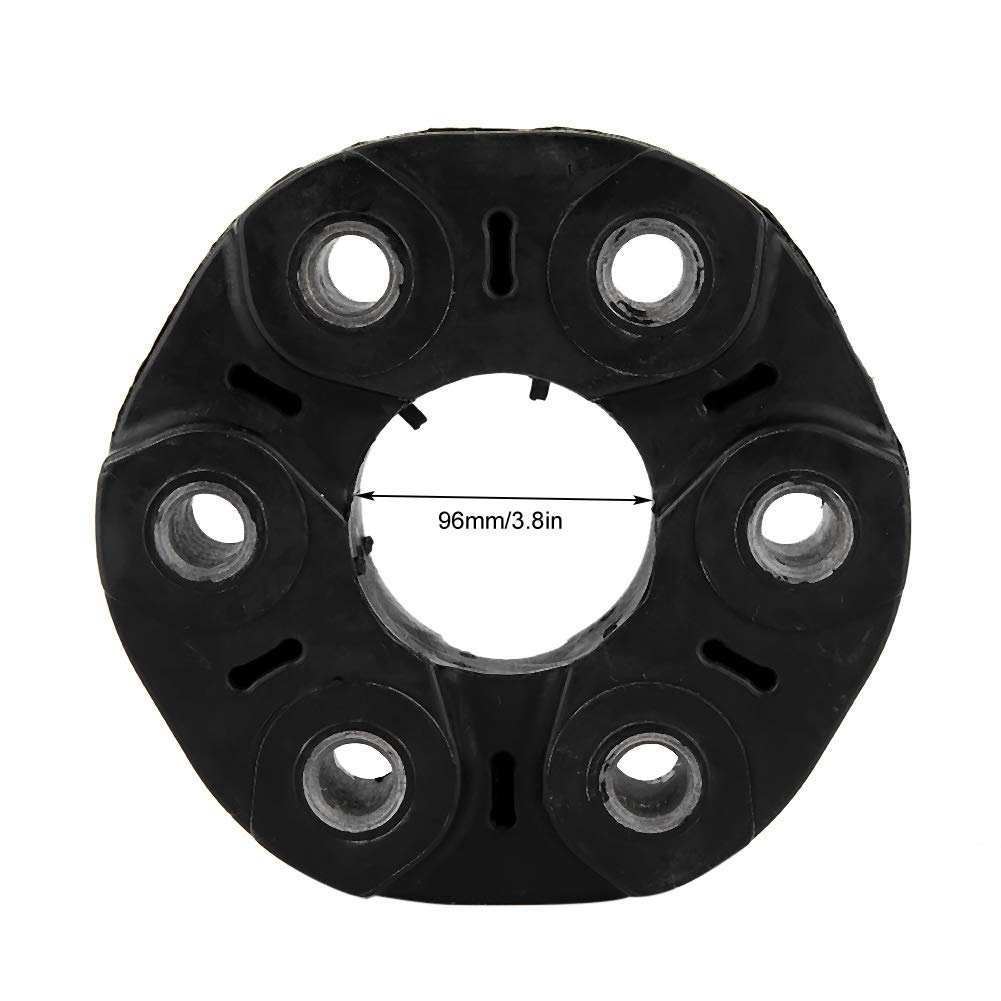 Qiilu 96mm 6 fori disco flessibile albero cardanico, giunto cardanico giunto cardanico flex disc adatto per E46 E36 E39 E34 X5 26117511454