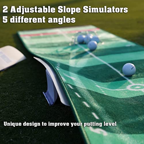 Proadvanced Proinfinity Putting Mat - 4 Speed Golf Green Simulator - Giftbox Package -For Family - For Children - For Party #TOP6