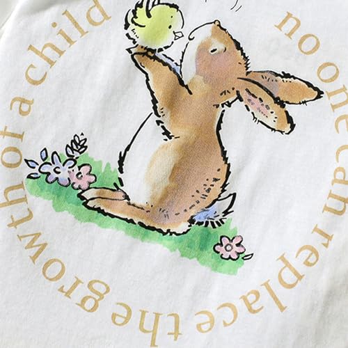 Image of HILEELANG Toddler Girl Easter Outfit Spring Summer Cotton Leggings Pants Tees Shirts Clothing Sets