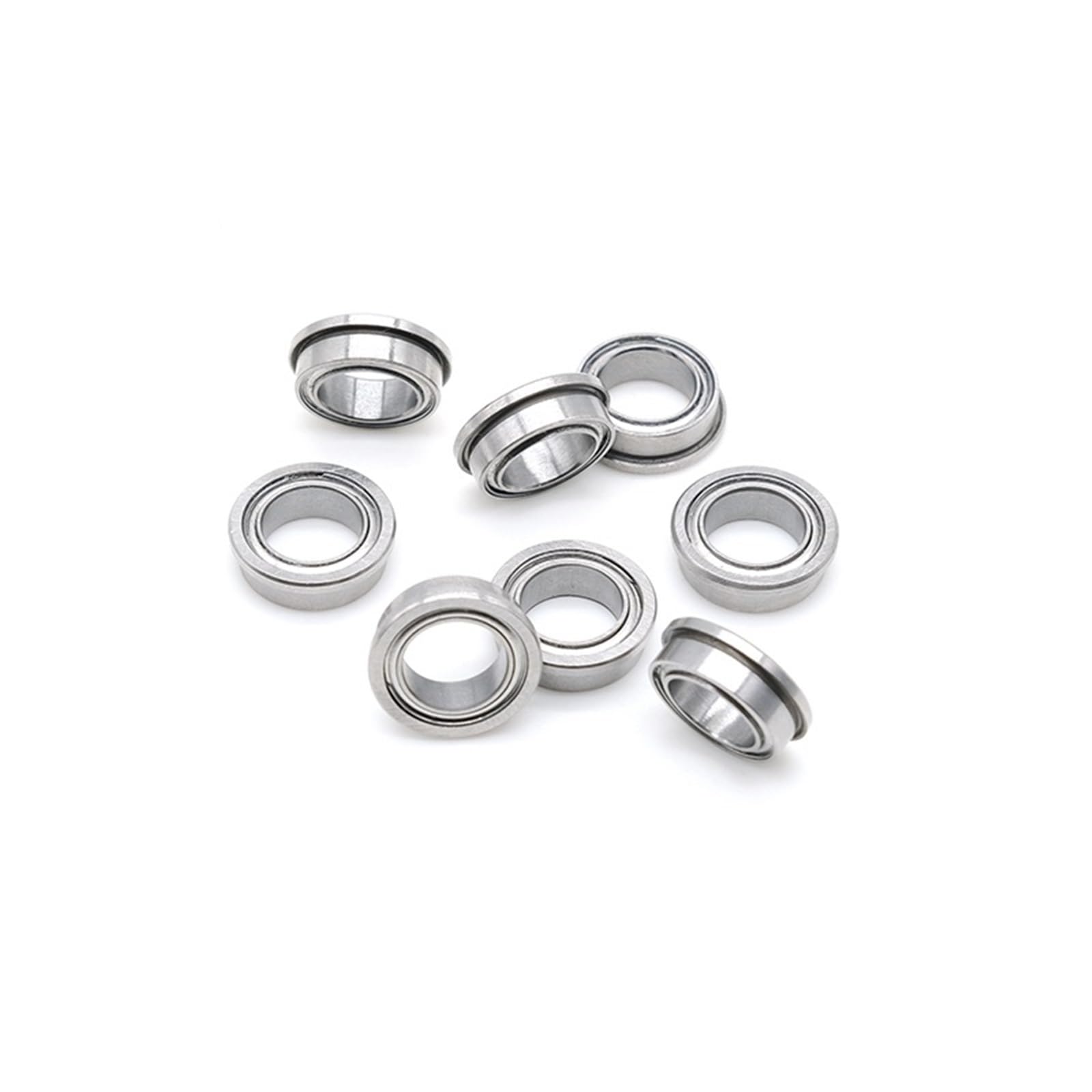 Rodamientos de bolas de ranura profunda R144ZZ R144-2Z (pulgadas, 1/8 x 1/4 x 7/64 pulgadas, 3,175 x 6,35 x 2,779 mm, 10 unidades)