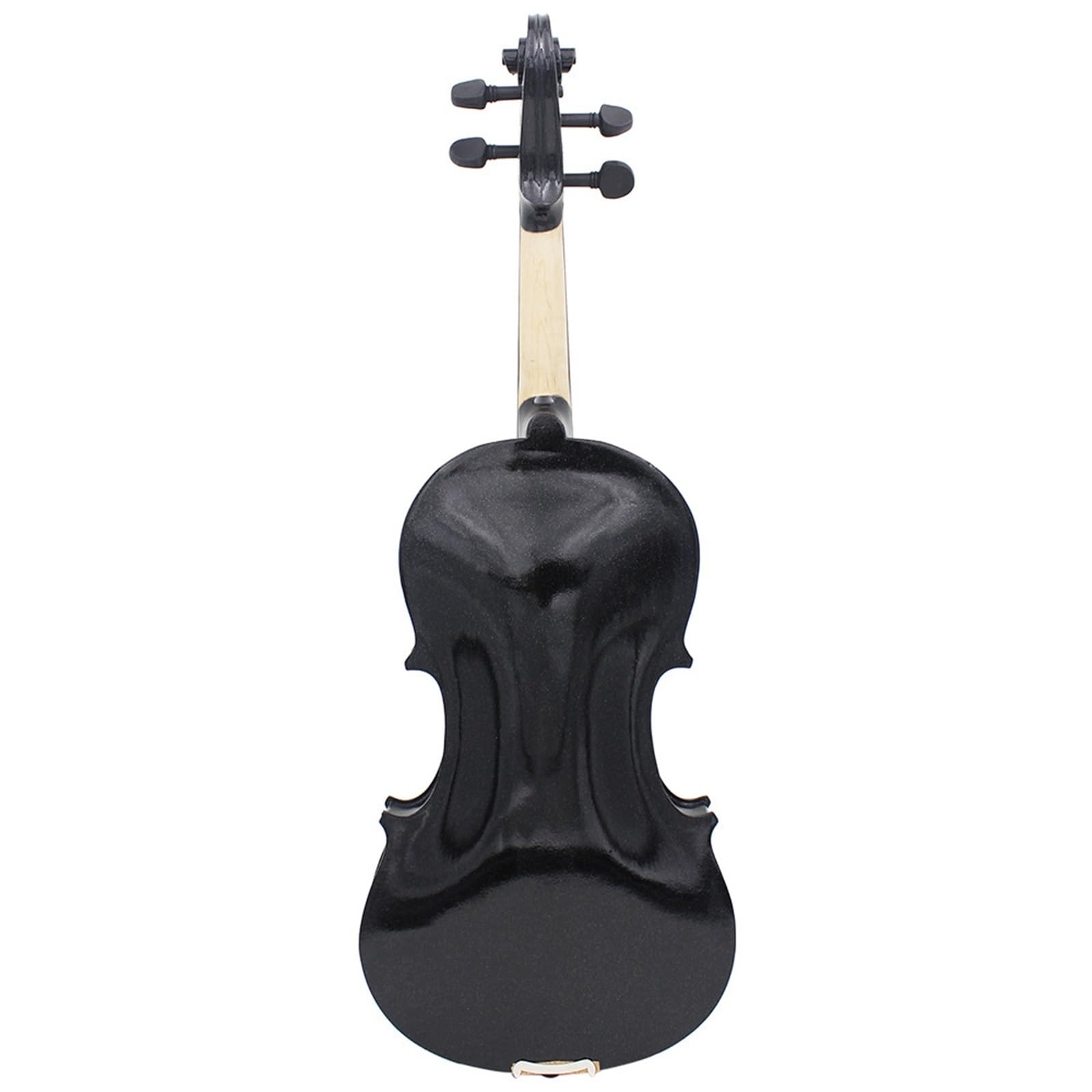 Violino Set 4/4 Violino Popolare In Legno Massello Accessori In Plastica Violino Per Principianti Per Adulti Con Custodia Per Violino(Black)
