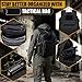 Miramrax Tactical Backpack for Men Military Backpacks with Holster Army 3 Days Assault Pack Bug Out Bag for Hiking Camping (Black)