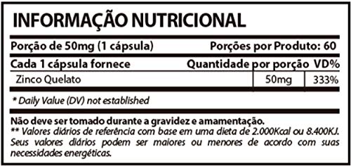 Zinco Pro Mineral Quelato 50 mg Sunfood 60 Cápsulas Kit 3 Unidades