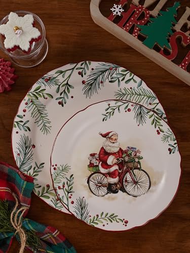 Bico Santa On The Way 11 Inch Dinner Plates thumb #4