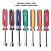 Great Neck ND72 7-Pc SAE Nut Driver Set, Nut Drivers for Automotive, Mechanical, and DIY Projects, Chrome Vanadium Steel, Acetate Color-Coded Handles, Rust-Resistant, ANSI Rated Tools