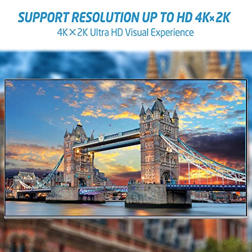 Micro HDMI Cable 6ft, Type D HDMI to Standard HDMI Support 3D, 4K Resolution