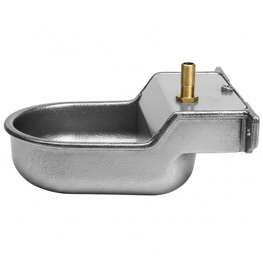 Abbeveratoio per cani automatico | abbeveratoio per cani | Bevitore d'acqua per cani 12 x 16 x 6 cm | abbeveratoio per cani alluminio parete | Dispenser d'acqua da parete automatico | Fornitore acqua