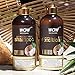 WOW Coconut Milk Shampoo and Conditioner Set, Slow Down Hair Loss, Essential Vitamins and Oils For Faster Hair Growth For Men and Women. Paraben, Salt, Sulfate Free, 2 x 16.9 Fl Oz 500mL