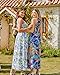 KILIG Women's Summer Spring Casual Sleeveless High Split Floral Sundress Beach Vacation Flowy Halter Maxi Long Dresses with Pockets 2026 (Floral05,M)