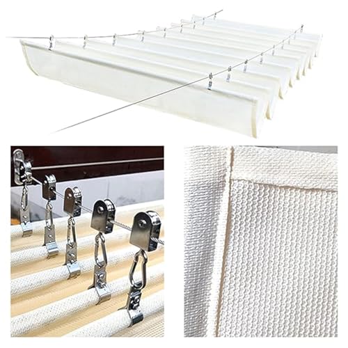 Voile d'ombrage rétractable pour pergola store de remplacement extérieur