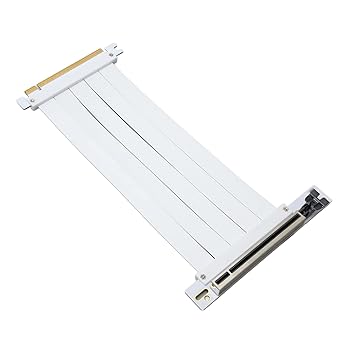 DOEK PCIE 4.0 X16 Extender, 128GB/bsp Plug and Play GPU Extension Cable Easy Installation Stable Streaming Widely Compatible for RTX3070 RTX3060TI (30cm)