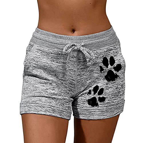 MUYOGRT Damen Shorts Sommer Sporthose Kurz Fitnessleggings High Waist Sport...